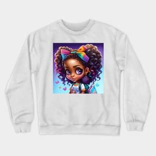 Black Teenager Crewneck Sweatshirt